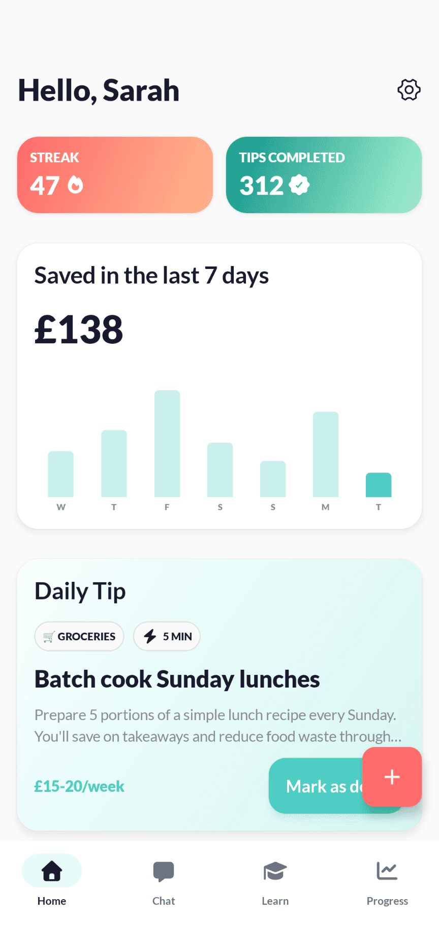 Florish app screenshot